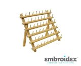 60 Spool Wood Thread Rack - Great for Sewing And Embroidery Machine Thread- Great Addition For a Sewing Room - Wooden