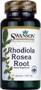 Swanson Rhodiola Rosea Root (400mg, 100 Capsules)