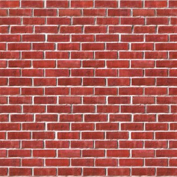 Brick Wall Backdrop Party Accessory (1 count) (1/Pkg)