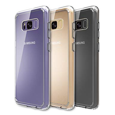 Galaxy S8 Plus Case - Quirkio - Crystal Clear TPU Gel Transparent Protective Cover Ultra Slim Soft Rubber Dust Proof Hard Bumper Back Skin Slim Fit Case for Samsung Galaxy S8  (Samsung Galaxy S8 Plus)