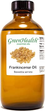 Frankincense – 8 fl oz (237 ml) Glass Bottle w/Cap – 100% Pure Essential Oil – GreenHealth