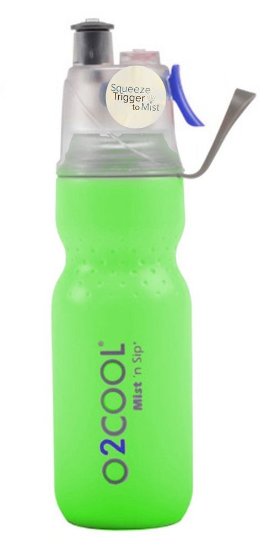 O2 Cool Mist 'N Sip Drinking and Misting Bottle ArcticSqueeze Classic - 20oz,