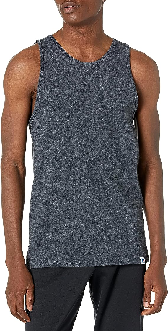 Russell Athletic Mens Dri-Power Cotton Blend Tees & Tanks, Moisture Wicking, Odor Protection, UPF 30 , Sizes S-4x