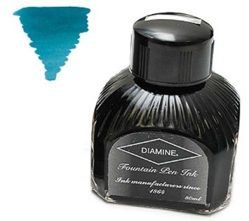 Diamine 80 ml Bottle Fountain Pen Ink, Eau De Nil