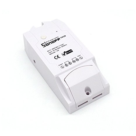 Sonoff TH10 Temperature and Humidity Monitoring WiFi Smart Switch for DIY Smart Home(MAX Current 10A)