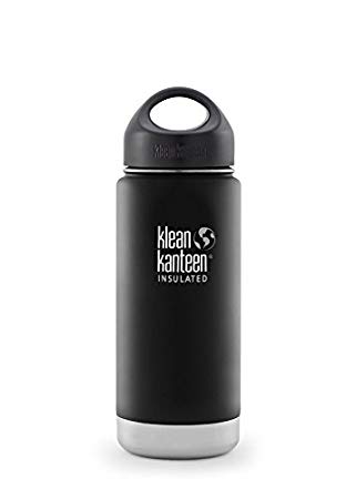 Klean Kanteen 16-Ounce Wide Insulated Stainless Steel Bottle with Loop Cap