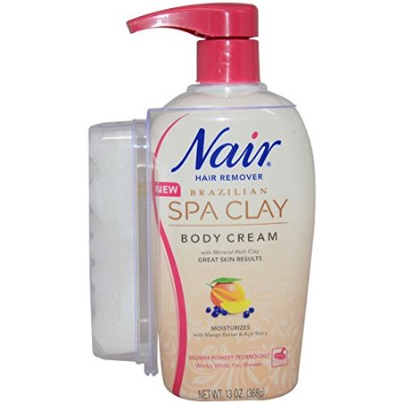 Nair Brazilian Spa Clay Body Cream, 13 Oz