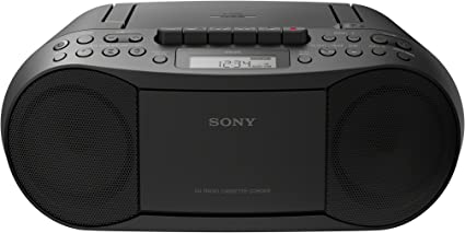 Sony CFDS70B.CEK Classic CD and Tape Boombox with Radio - Black