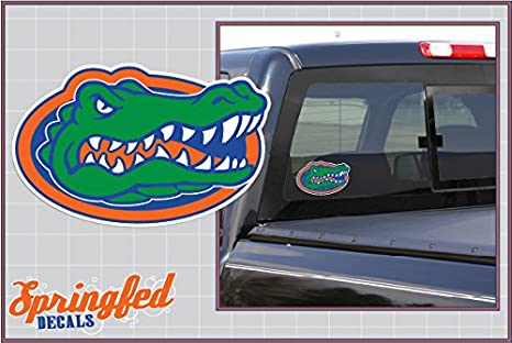 Florida Gators GATOR HEAD LOGO 6" Vinyl Decal Car Truck Sticker UF