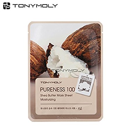 Tonymoly Pureness 100 Mask Sheet (10-Piece Shea Butter Mask)