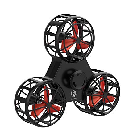 sendcool BoniToys Flying Fidget Spinner, Toy Whirling Aircraft,Relieving Tension Stress and Anxiety,USB Rechargable,Best Gift for Yourself or Your Kids(2018 New Version)
