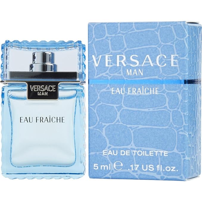 VERSACE MAN EAU FRAICHE by Gianni Versace EDT .17 OZ MINI for MEN ---(Package Of 2)