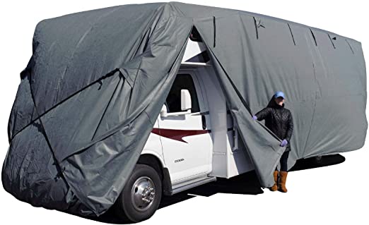 EmpireCovers ProTECHtor Breathable UV Resistant Class C RV Cover, Size RVC-E: Size E 31' - 33' Long