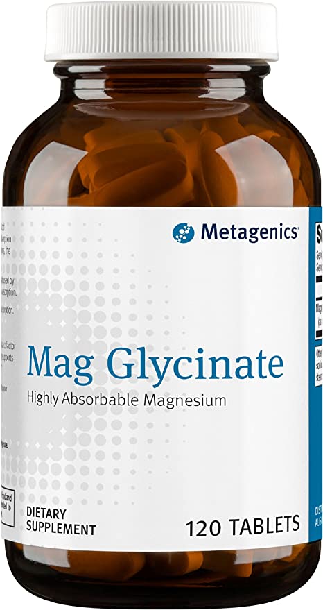 Metagenics Mag Glycinate™ – Magnesium Glycinate – Highly Absorbable Magnesium Supplement | 120 servings