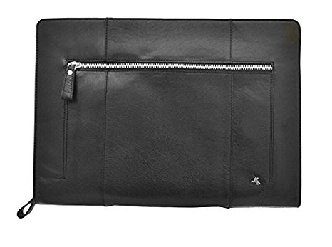 Visconti Hanz Buffalo A4 Leather Zip Around Document Holder Folio Case