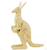 JP224 3D Assembly Wooden Animal Puzzle Kangaroo