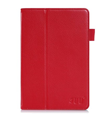 FYY Galaxy Tab A 8.0 Case - Ultra Slim Magnetic Smart Cover Case for Samsung Galaxy Tab A 8.0 (P350/T350) Red