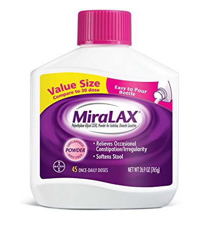 MiraLAX Powder Laxative, 45 Doses, 26.9 Ounce