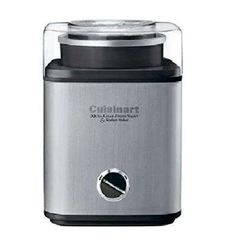 Cuisinart Pure Indulgence 2-Quart Automatic Frozen Yogurt Sorbet and Ice Cream Maker Black