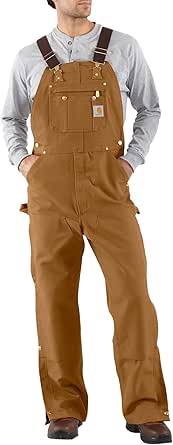 Carhartt Men's Loose Fit Firm Duck Bib Overall