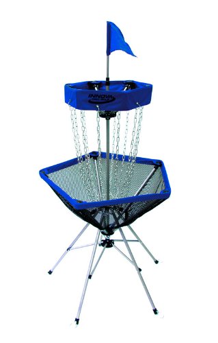 Innova DISCatcher Traveler Target – Portable, Lightweight Disc Golf Basket, Colors May Vary