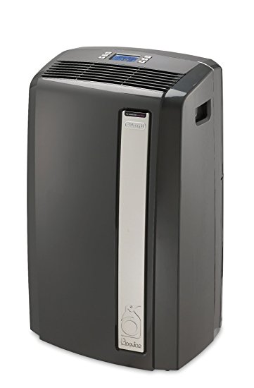 Delonghi PACAN125HPEKC Refurbished 12, 500 BTU Portable Air Conditioner, Black