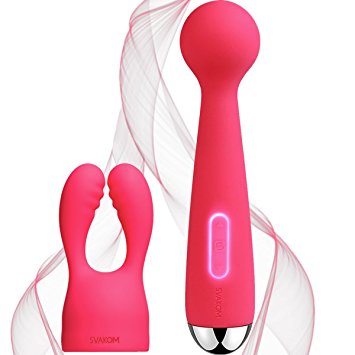 SVAKOM Mini Emma Rechargeable Wand Massagers Powerful Vibrator Flexible for Women Original with 6 vibration Modes