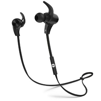 1byone Bluetooth 4.1 Wireless In-Ear Headphones, Sports Earphones with HD Stereo Sound & Modern, Sweat-Proof and Ergonomic Design, Black