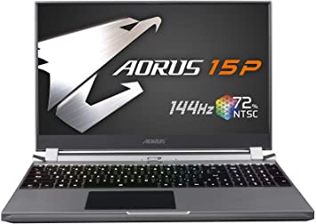 [2020] AORUS 15P (WB) Thin and Light Performance Gaming Laptop, 15.6-inch FHD 144Hz IPS, GeForce RTX 2070 MAX-Q, 10th Gen Intel i7-10750H, 16GB DDR4, 512GB NVMe SSD