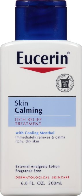 Eucerin Skin Calming Itch Relief TreatMent Lotion 6.8 Fluid Ounce (Pack of 3)