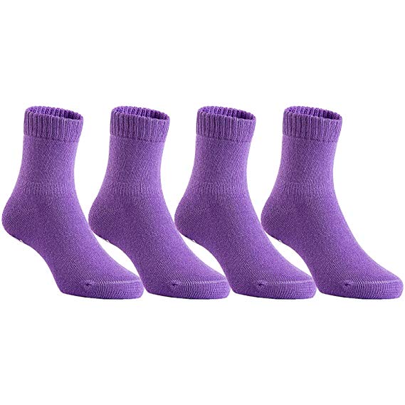 Lovely Annie Baby Toddler Children 4 Pairs Pack Non Slip Pure Cotton Socks