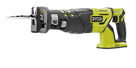 Ryobi R18RS7-0 ONE  Cordless Brushless Recip Saw, 18 V, Hyper Green