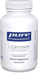 Pure Encapsulations L-Carnosine | Amino Acid Supplement for Joints, Brain, Antioxidants, Heart Health, and Exercise* | 120 Capsules