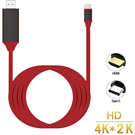 USB C to HDMI Cable Adapter 4k,USB Type C to HDMI Cable [Thunderbolt 3 Compatible] for Samsung Note10 Note10  S10 S9 S8 MacBook Pro 2019/2018/2017, MacBook Air/iPad Pro 2018,and More