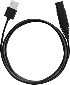 Nicwell Foldable flosser Charging Cable Black for F5025