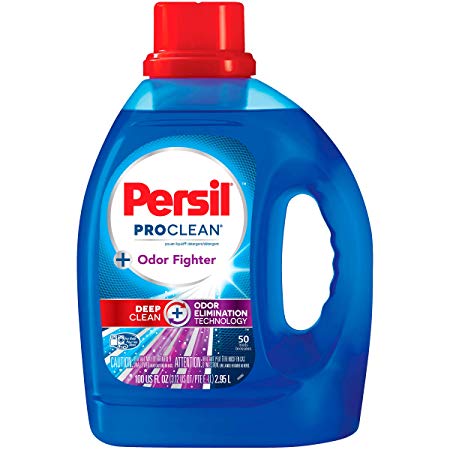 Persil Proclean Liquid Laundry Detergent, 2-in-1 Odor Fighter, 100 Fluid Ounce