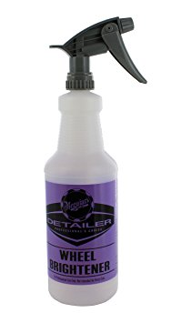 Meguiar's D20140 Wheel Brightener Bottle - 32 oz. Capacity W/ Meguiar's D110542 Chemical Resistant Sprayer