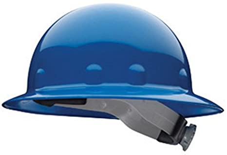 3M HONE1RW71A000 Fibre-Metal by Honeywell Blue E1 Thermoplastic Full Brim Hard Hat with 3R 8 Point Ratchet Suspension, English, 15.34 fl. oz, Plastic, 1" x 1" x 1"