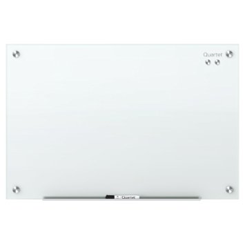 Quartet Glass Dry Erase Board, Magnetic, 8 x 4 Feet, White Surface, Frameless Whiteboard / White Board, Infinity (G9648W)