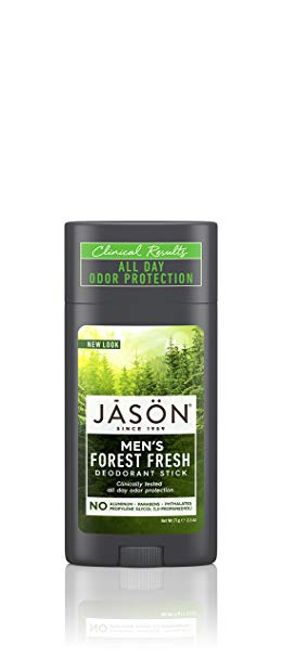 JASON Men Forest Fresh Roll-On Deodorant Stick, 2.5 oz. (Packaging May Vary)