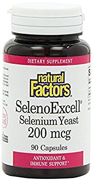 Natural Factors - SelenoExcell Selenium 200mcg, Antioxidant & Immune Support, 90 Capsules