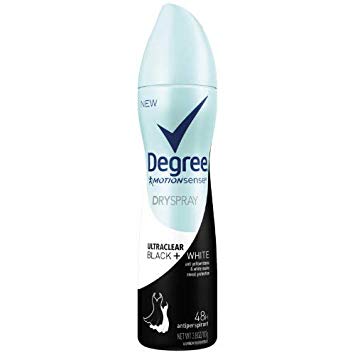 Degree UltraClear Antiperspirant Deodorant Dry Spray (Pack of 4)