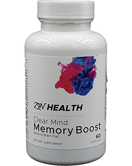 Clear Mind Memory Booster Reduce Brain Fog Increase Focus Smart Factor Neuro Cell Food Optimizer Mental Cognitive Concentration Support Pills 60 Tablets by Zon Health