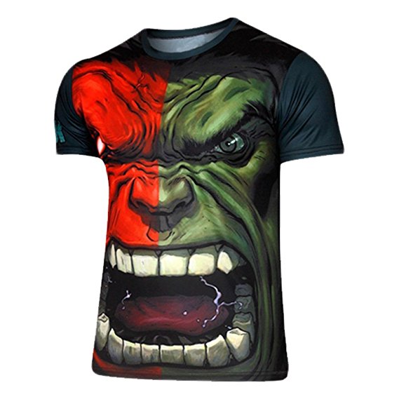 G-LIKE Men's Hulk Short Sleeve T-shirt