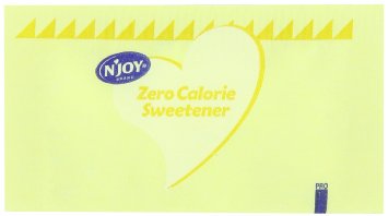N'Joy Zero Calorie Sweetener, Yellow Sucralose, 1 gram, 2000 Count