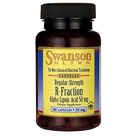 Swanson Regular Strength R-Fraction Alpha Lipoic Acid 50 mg 60 Caps