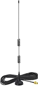 Bingfu Funkgerät Antenne VHF UHF 136-174MHz 400-460MHz Amateurfunk Magnetfuß SMA Buchse Antenne Kompatibel mit Handfunkgerät Kenwood BaoFeng BF-F8HP UV-5R UV-82 BF-888S Funkgerät Wakie Talkie