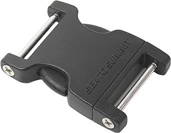 Sea to Summit 2 Pin Field Repair Side Release Buckle - Black, 20 mm