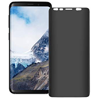 V-Natural Galaxy S8 Plus Privacy Tempered Glass Anti-Spy Screen Protector [3D Curved] [Case Friendly] [9H Hardness] for Samsung Galaxy S8 Plus / S8