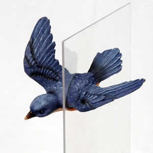 Clark Collection CC52005 Blue Bird Window Magnet
